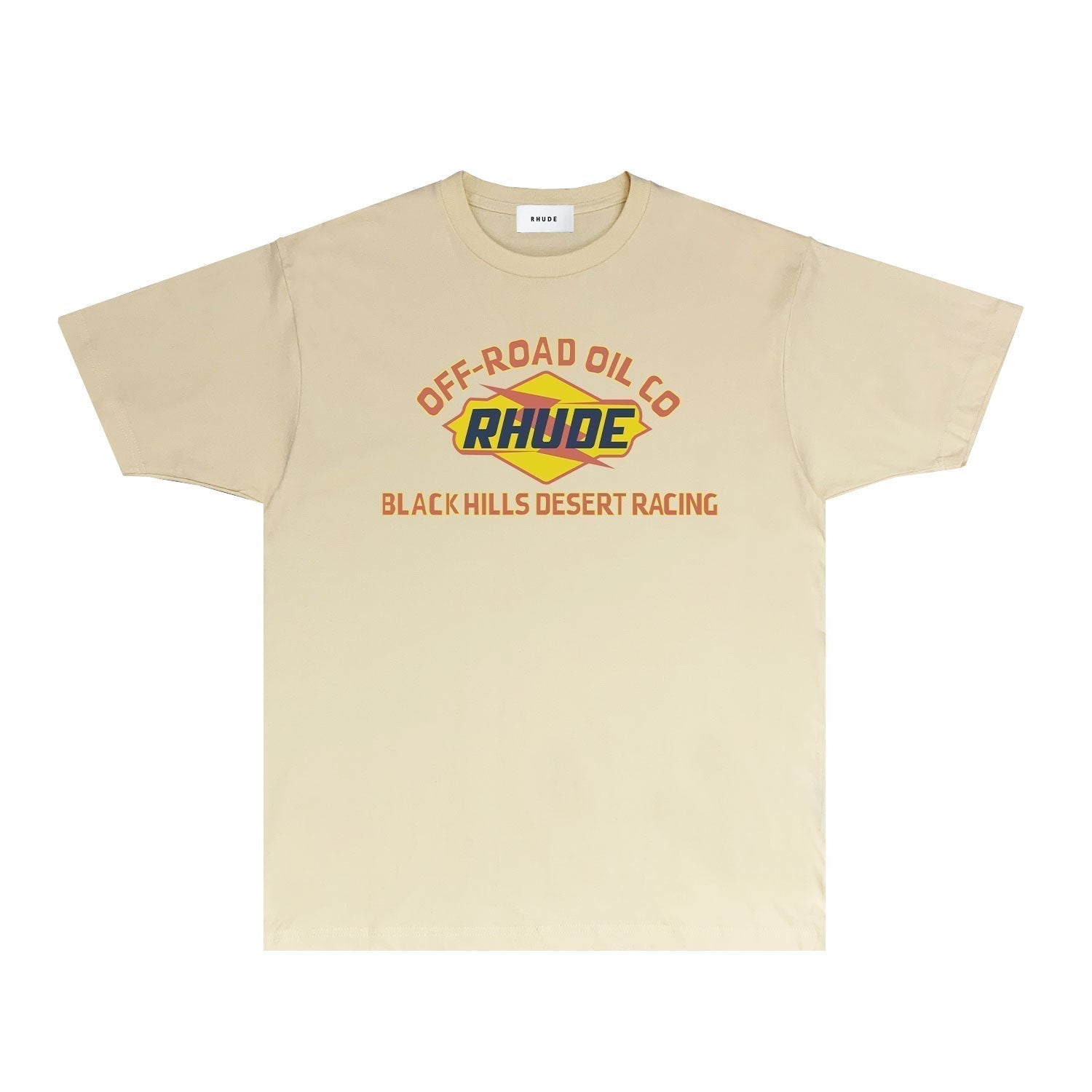 Rhude T-shirts Printed Trendy Pure Cotton