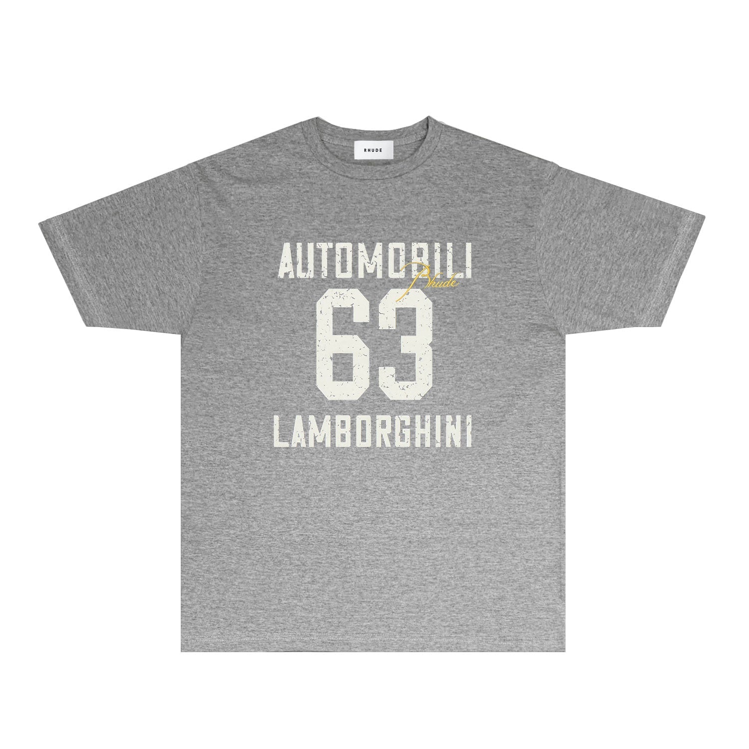 Rhude T-shirts Printed Trendy Pure Cotton