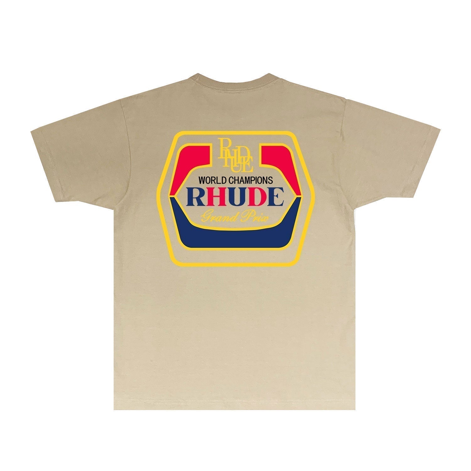 Rhude T-shirts Printed Trendy Pure Cotton