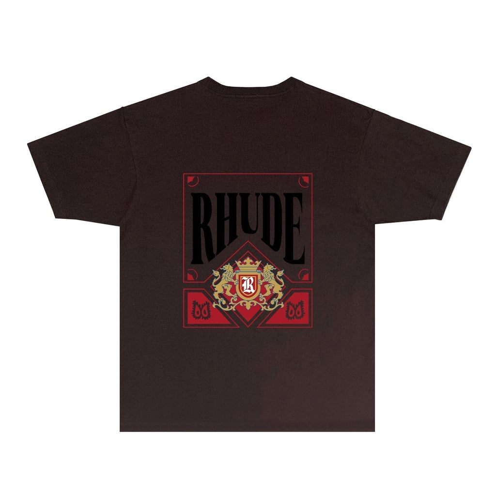 Rhude T-shirts Printed Trendy Pure Cotton
