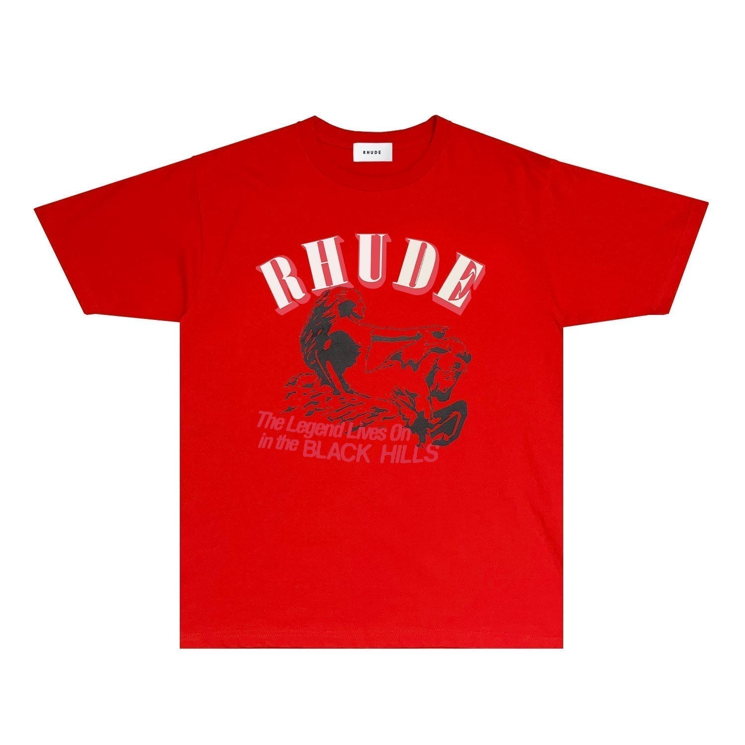 Rhude T-shirts Printed Trendy Pure Cotton