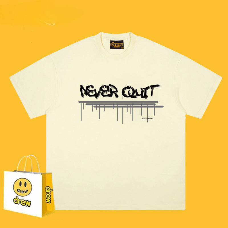 Drew T-shirts Printed Short Sleeve Loose Men