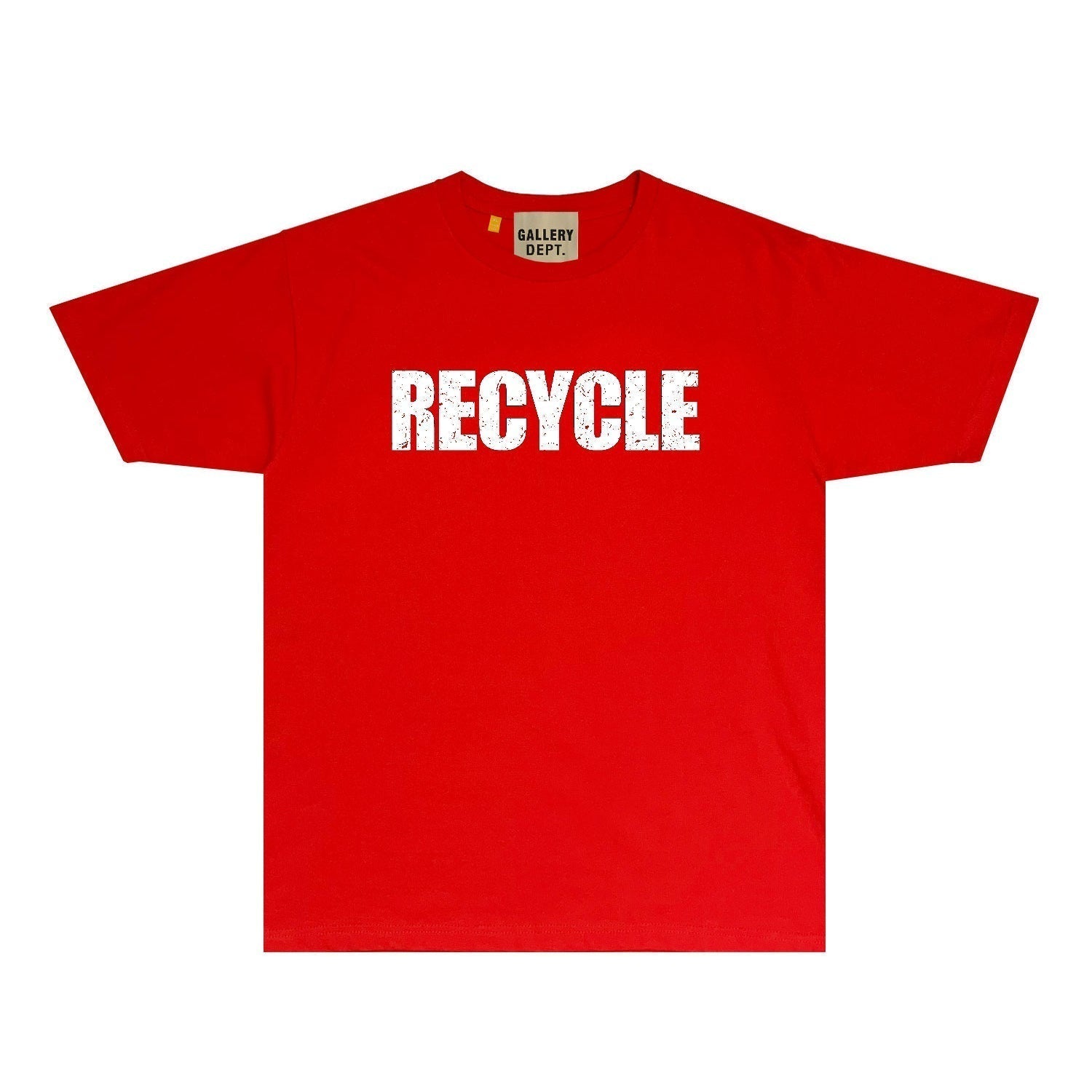 Gallery Dept T Shirt Retro Printed Loose Short-Sleeved Shirt