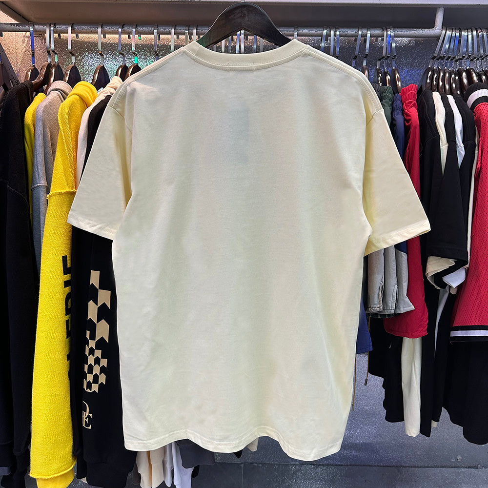 Rhude T-shirts Windsurfing Printed Cotton Casual Short Sleeves Men and Women