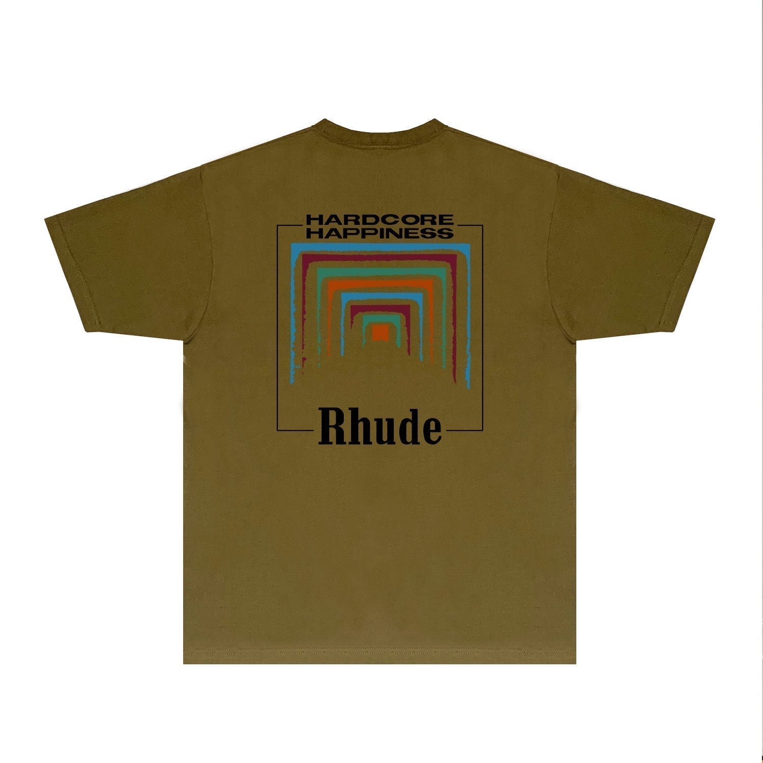 Rhude T-shirts Printed Trendy Pure Cotton