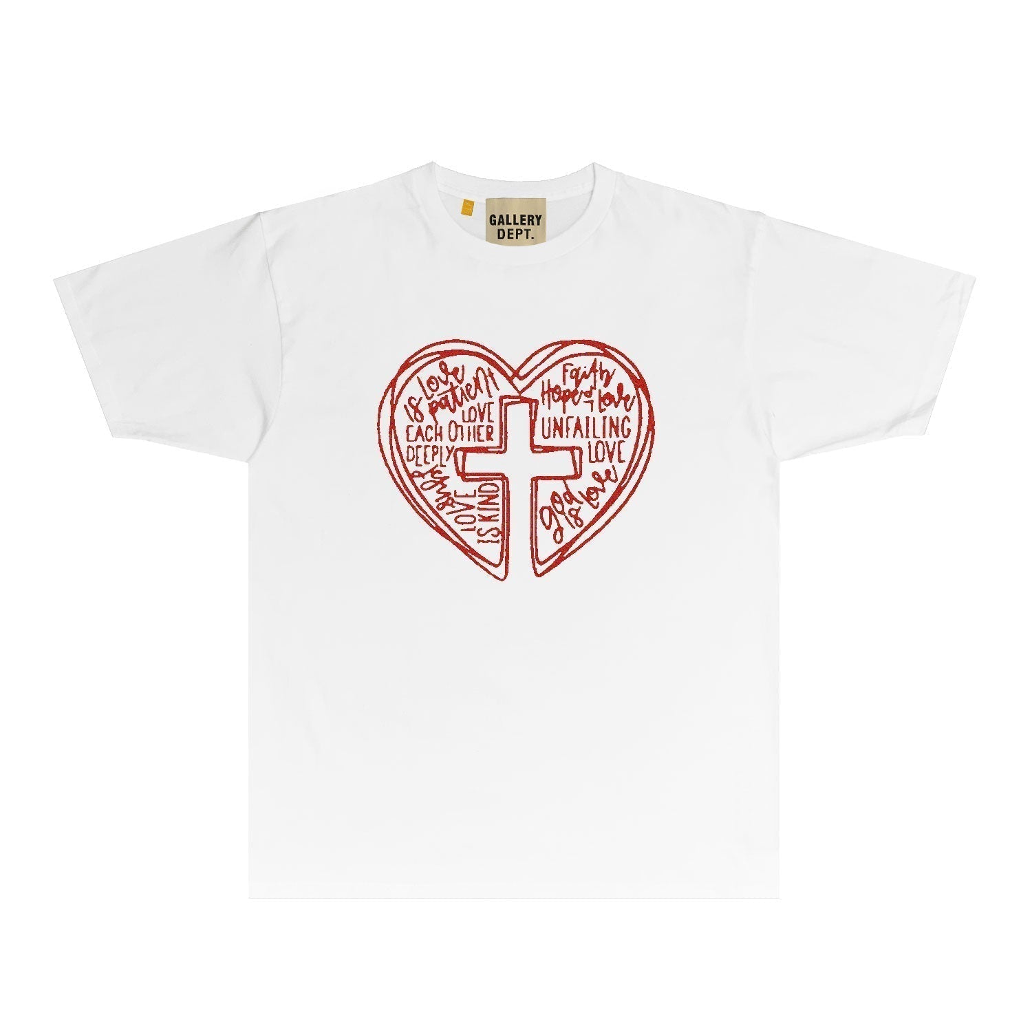Gallery Dept T Shirt Retro Printed Loose Short-Sleeved Shirt