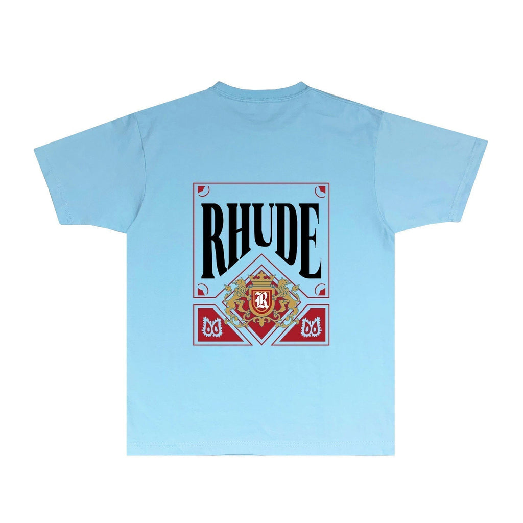 Rhude T-shirts Printed Trendy Pure Cotton
