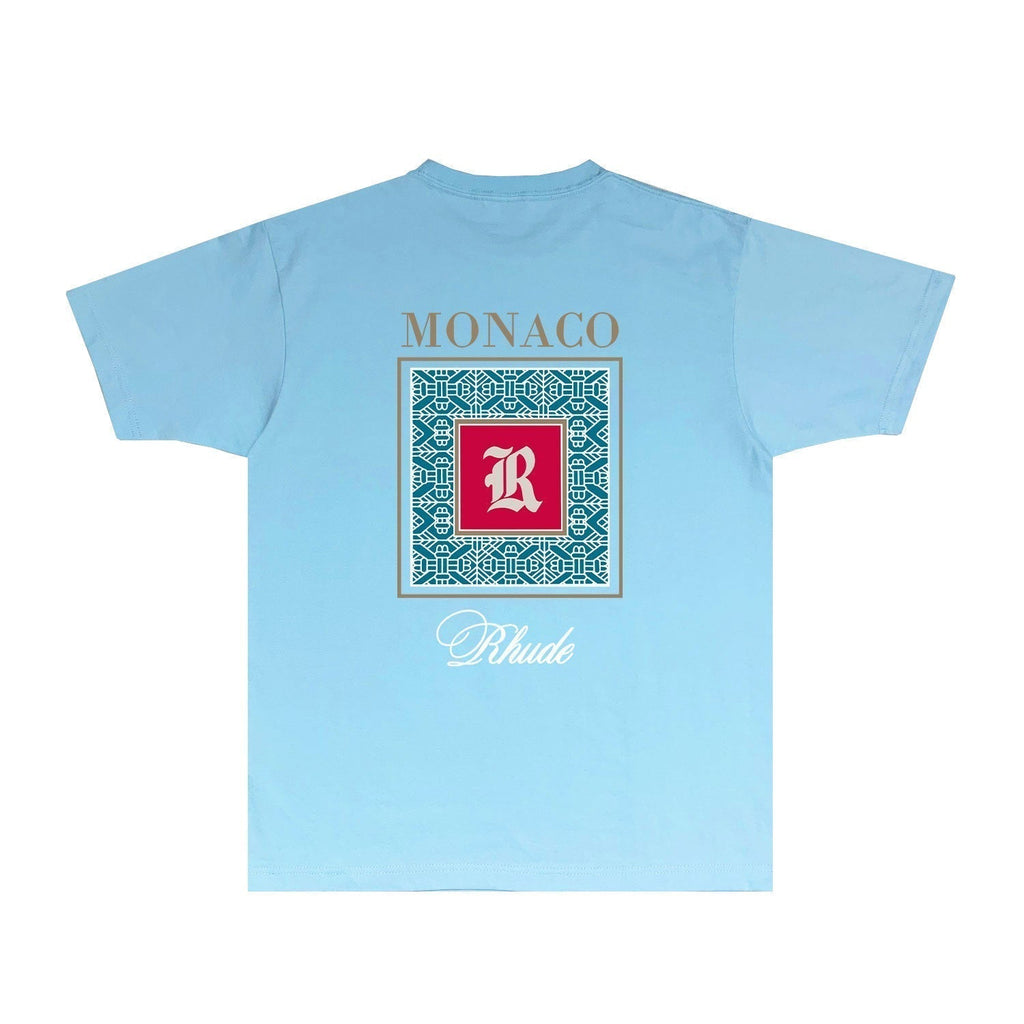 Rhude T-shirts Printed Trendy Pure Cotton