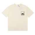 Rhude T-shirts Printed Cotton Crew Neck Short Sleeve Men and Women
