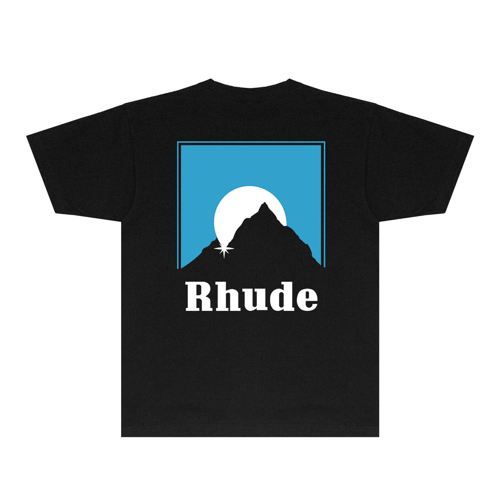 Rhude T-shirts Printed Trendy Pure Cotton