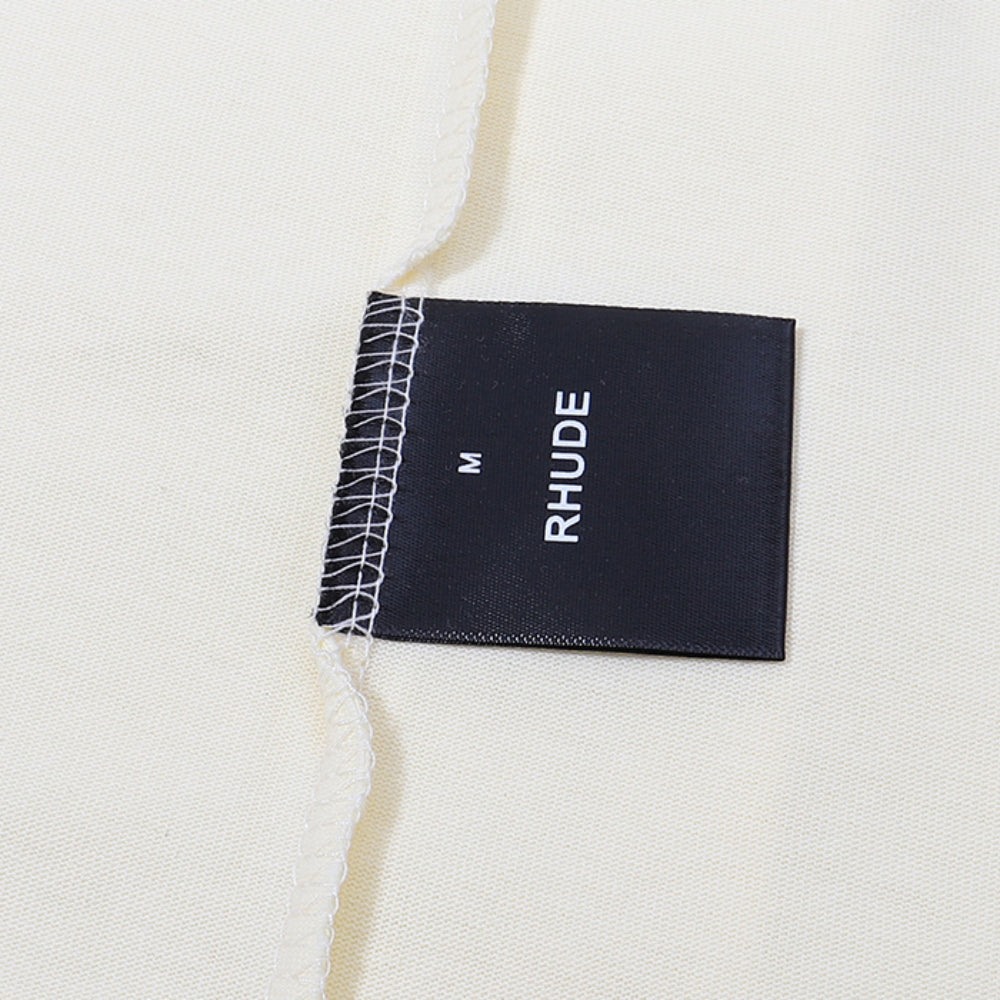 Rhude T-shirt Micro Label Yacht Print Short Sleeve T-shirt
