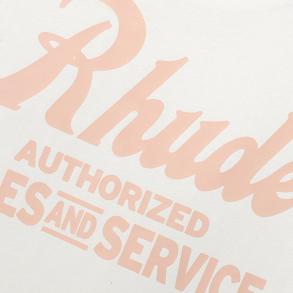 Rhude T-shirts Letter Printed Cotton Casual Short Sleeve Men and Women