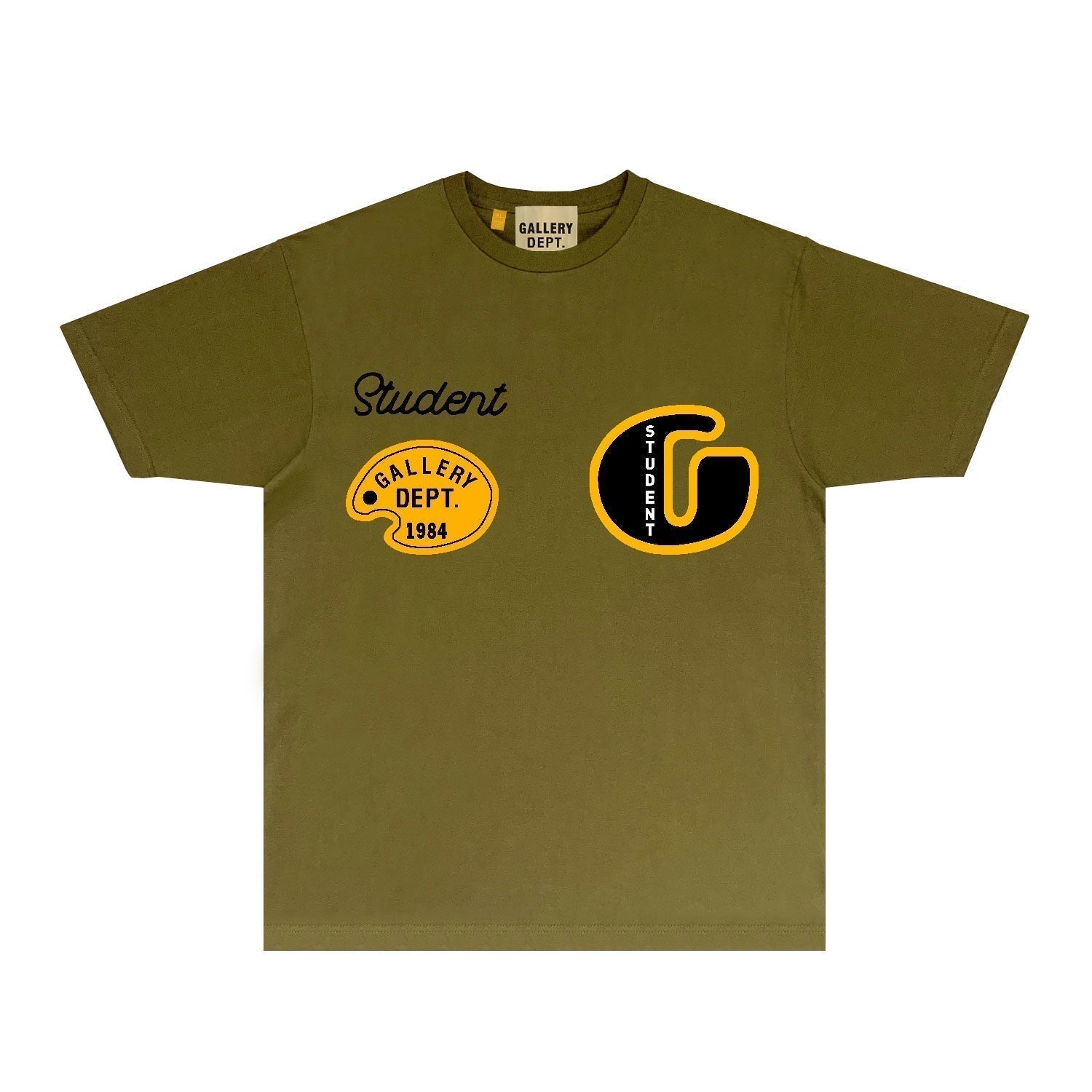 Gallery Dept T Shirt Retro Printed Loose Short-Sleeved Shirt