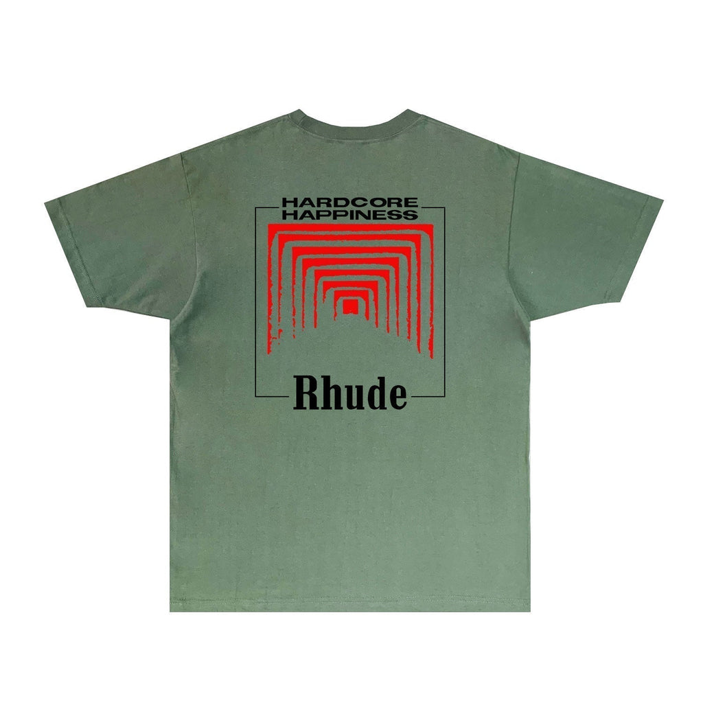 Rhude T-shirts Printed Trendy Pure Cotton