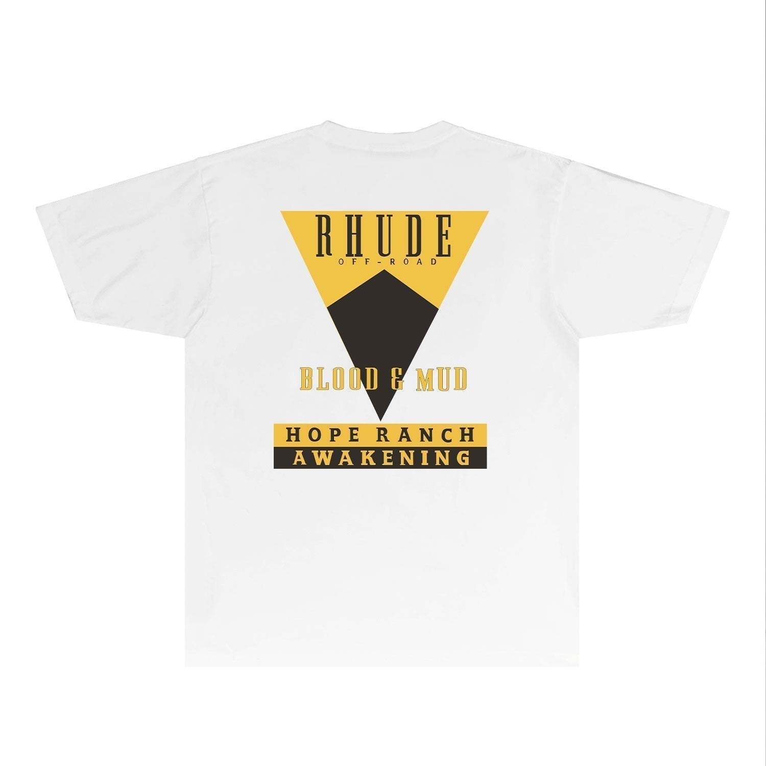 Rhude T-shirts Printed Trendy Pure Cotton