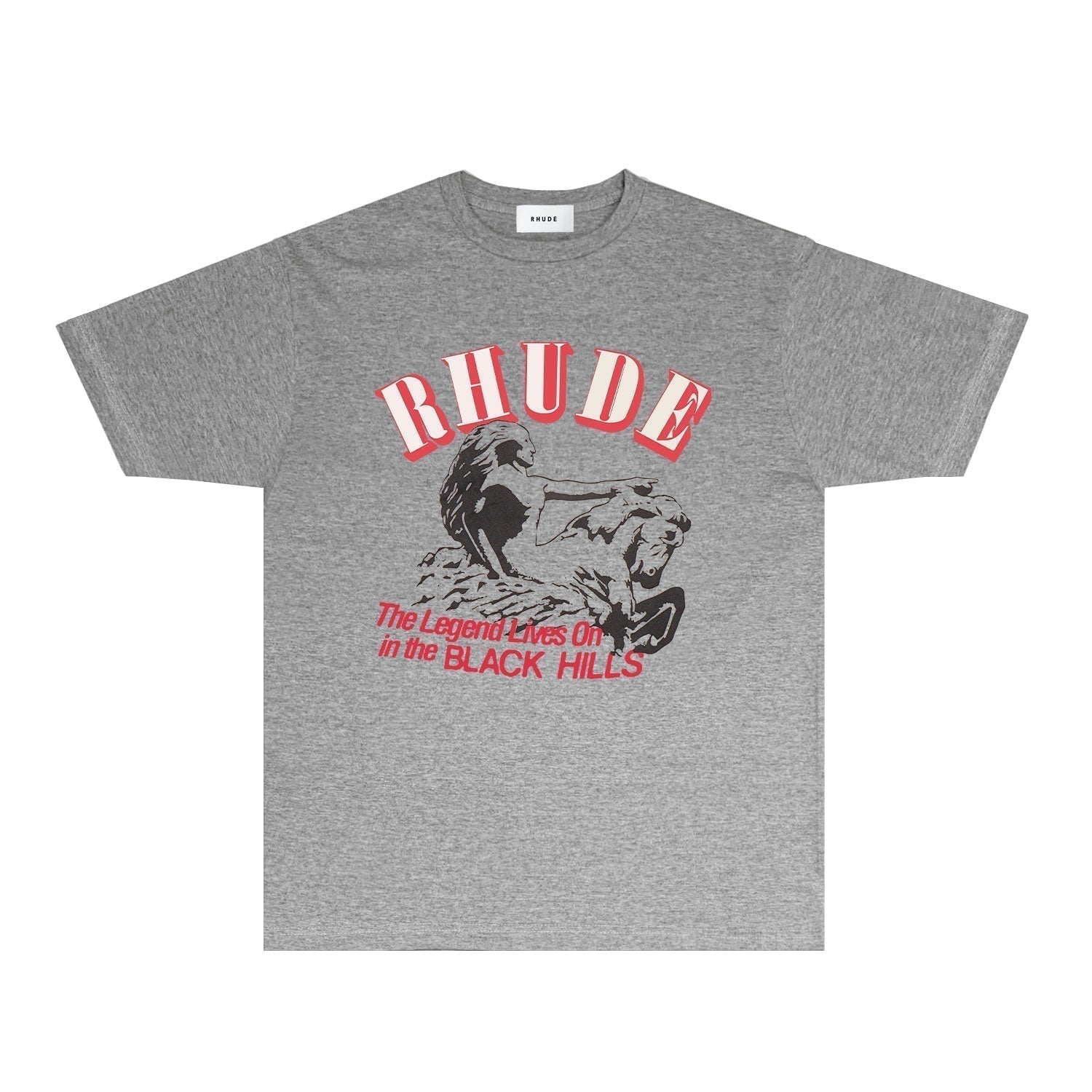 Rhude T-shirts Printed Trendy Pure Cotton