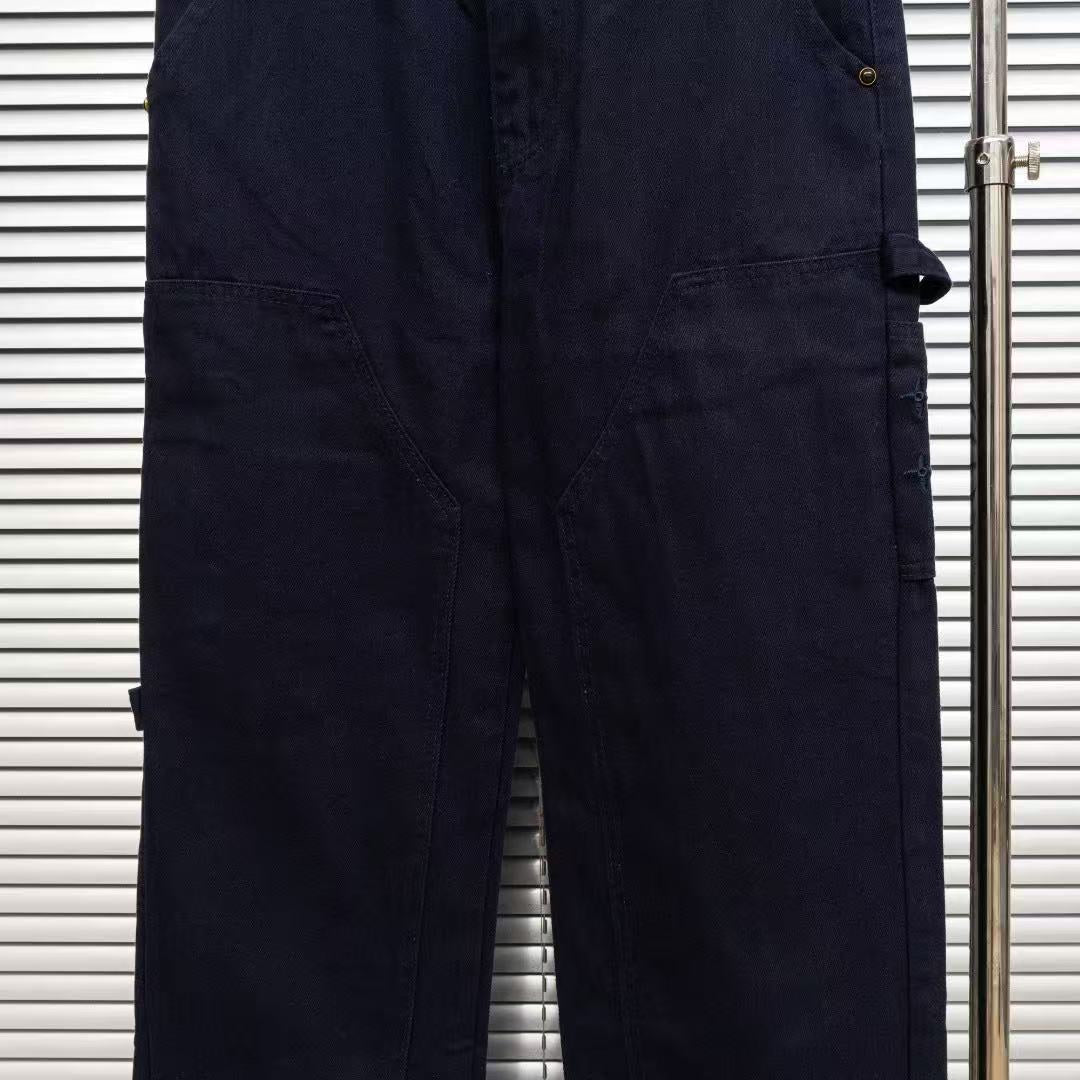 Louis Vuitton Logo-Embroidered Jeans