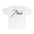 Rhude T-shirts Printed Trendy Pure Cotton