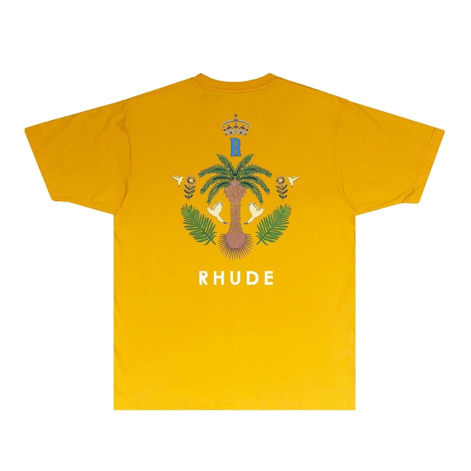 Rhude T-shirts Printed Trendy Pure Cotton