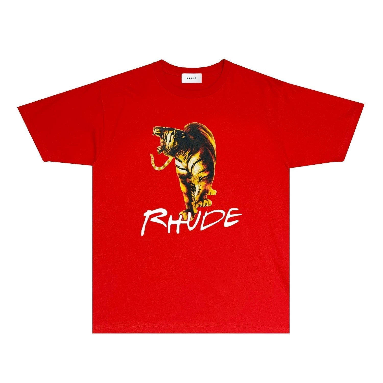 Rhude T-shirts Printed Trendy Pure Cotton