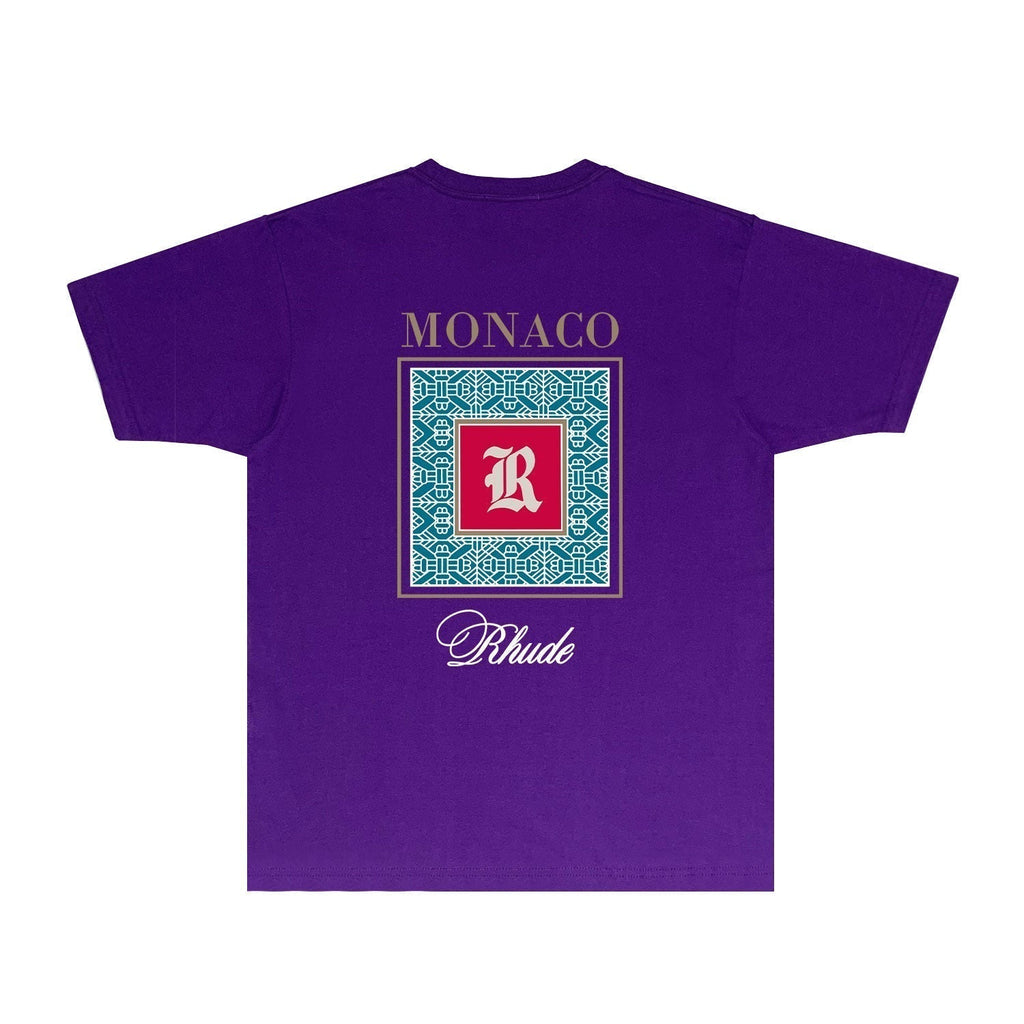 Rhude T-shirts Printed Trendy Pure Cotton
