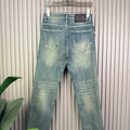 Louis Vuitton Logo-Embroidered Jeans