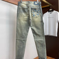 Louis Vuitton Logo-Embroidered Jeans