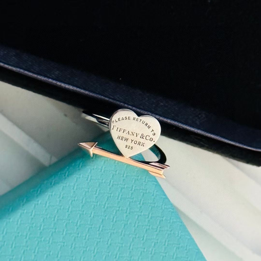 Tiffany Return to Lovestruck Heart Tag 18K Gold Ring