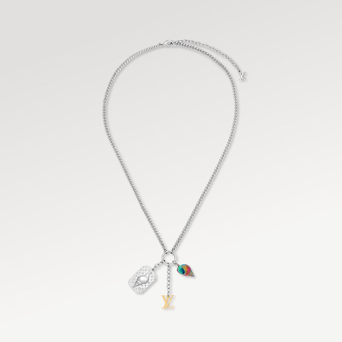 Louis Vuitton Shell 18K Gold Necklace