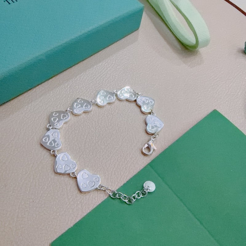 Tiffany Return to Pink Heart Tag 18K Gold Bracelet