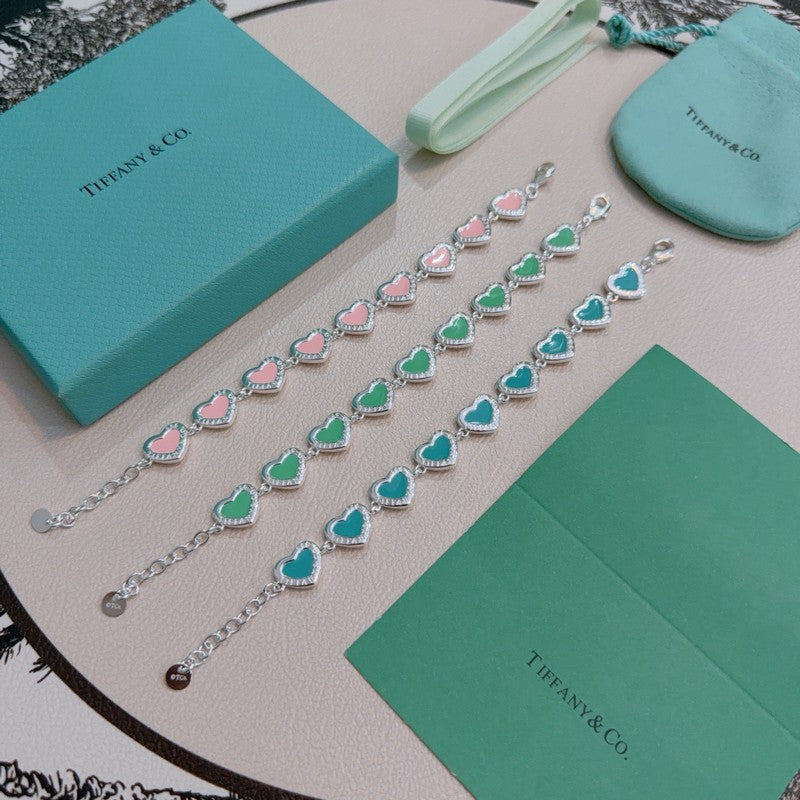 Tiffany Return to Pink Heart Tag 18K Gold Bracelet