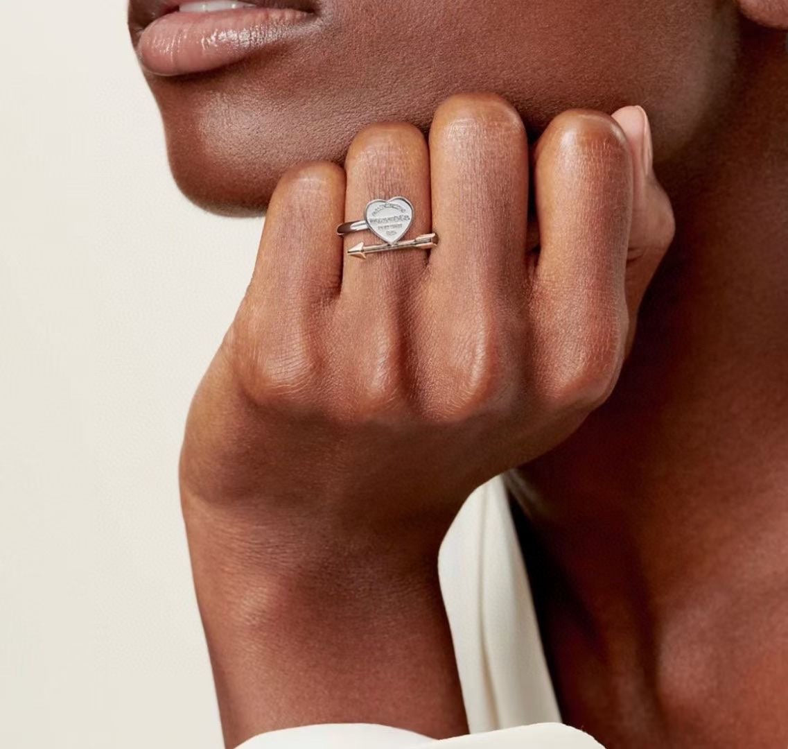 Tiffany Return to Lovestruck Heart Tag 18K Gold Ring