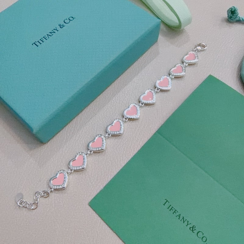Tiffany Return to Pink Heart Tag 18K Gold Bracelet