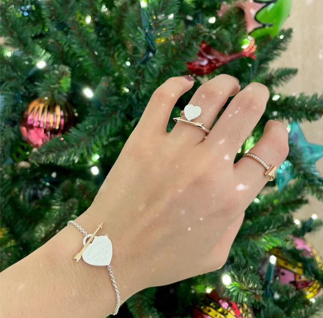 Tiffany Return to Lovestruck Heart Tag 18K Gold Ring